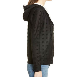 Sweat à capuche doux et durable pour femmes, prix avantageux pour les acheteurs en gros, couleur unie, fabrication directe d'usine avec design de logo. - Product Image 3