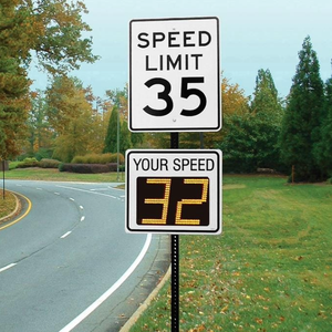 Advanced Outdoor <b>Driver</b> Awareness <b>Sign</b> with LED Radar Speed Display - Product Image 3