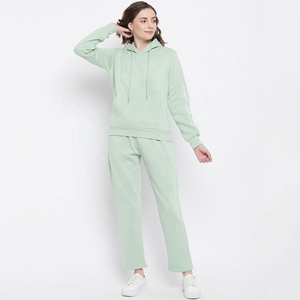 Conjunto Deportivo Holgado de Dos Piezas para Mujer, Estilo Urbano, Sudadera y Pantalones Deportivos, Atuendo Casual Moderno, Tela Suave - Product Image 5