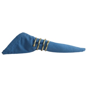 Porte-serviettes en laiton au design filaire pour la décoration de table, les mariages, les fêtes et les hôtels - Product Image 1