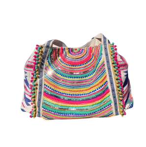 Sac à bandoulière en coton perlé fait main, magnifique et tendance, pour femme, disponible à prix avantageux - Product Image 5