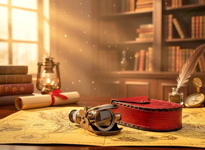 Jumelles vintage en laiton avec étui en cuir, style antique, lunettes d'opéra nautiques, réplique historique, fournisseur OEM en gros - Product Image 3