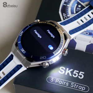 SK55 Nuovo Smartwatch 5 per Uomo e Donna, Alta Qualità, 3 Cinturini, Schermo AMOLED 1.53, Impermeabile IP68, Chiamate BT, Kalobee - Product Image 5