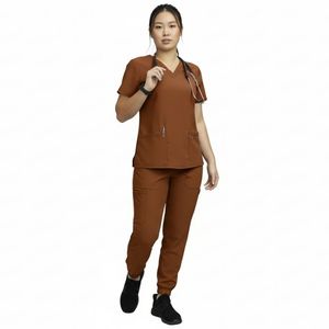 Customized Medical <b>Scrubs</b> Suit Set Comfortable Breathable <b>Nurse</b> Uniform OEM Hospital Wear Nursing <b>Scrub</b> Suits Wholesale - Product Image 5
