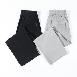 Pantalon Baggy Homme en Denim Coton Épais avec Coutures Contrastantes, Coupe Droite Décontractée, Style Skater, avec Poches, Type Jogger - Product Image 6