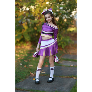 Women Cheerleading Uniform Professional Cheerleader Two Piece <b>Set</b> Custom Team Apparel OEM Private Label Manufacturer - Product Image 2