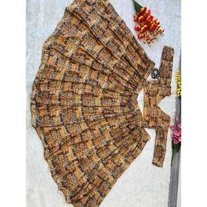 ชุดจั๊มสูทปาร์ตี้พิมพ์ลายดอกไม้สวยงามชุด lehenga choli หรูหราสำหรับโอกาสพิเศษ - Product Image 2