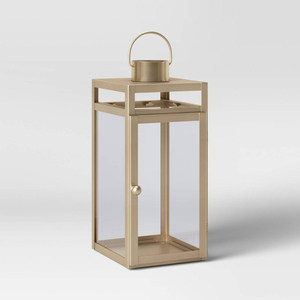 Handgefertigte Messing-Kerzenlaterne mit Goldfinish für Heimdekoration, Ramadan, Eid, Vintage-Laternen, Großhandelsbedarf - Product Image 3