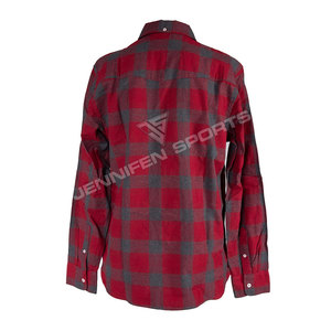 เสื้อเชิ้ตผ้าแฟลนเนลผู้ชายขายดีรุ่นล่าสุด ผ้าฝ้าย 100% แฟลนเนลดีไซน์ทันสมัย เสื้อแฟลนเนลทอแบบสั่งทำ - Product Image 6