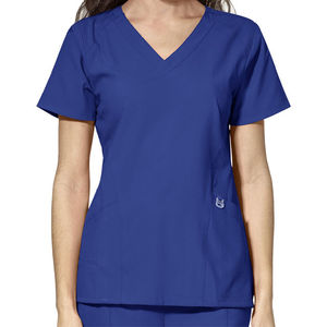 Hauts d'uniforme médical à col en V, chemises extensibles pour infirmières - Product Image 3