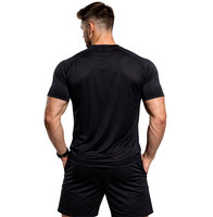 Camiseta de Manga Corta Extra Grande para Hombre, Estilo Urbano, de Alta Calidad, Secado Rápido, Poliéster Transpirable, Ecológica, Informal, para Verano