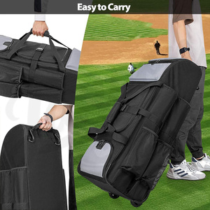 Wholesale Baseball Kit Bag Durable Sports Bag for Baseball Equipment with Bat <b>Holder</b> and <b>Shoe</b> Pock Custom Baseball Equipment Bag - Product Image 5