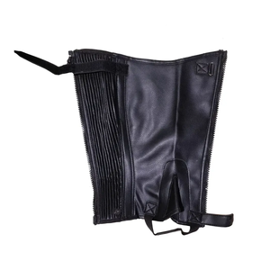 Custom Stylish and Durable Comfort Adult Horse Rider Leather Buckle Western <b>Half</b> <b>Chaps</b> - Product Image 5
