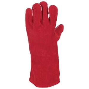 Gants de soudage en cuir de vachette pleine fleur de haute qualité, résistants à l'abrasion, certifiés CE, antistatiques, sans latex, 9/11 oz, protection contre les flammes - Product Image 2