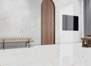 กระเบื้องพอร์ซเลนเคลือบเงาเกรดพรีเมียมสำหรับส่งออก ขนาด 800x1600 1200x1800 750x1500 มม. กระเบื้องแผ่นใหญ่สำหรับบ้าน โรงแรม ห้างสรรพสินค้า สำนักงาน - Product Image 2