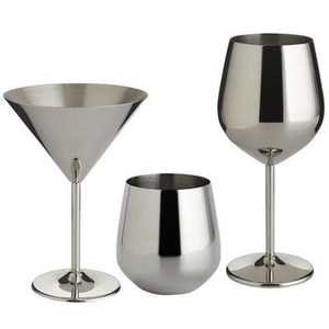 2 gobelets à vin en métal doré, incassables, en acier inoxydable, design moderne et luxueux, sans pied, sur mesure - Product Image 4