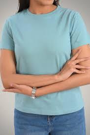 Modern Womens Crew Neck Tee Designed for Everyday Clothing with Comfortable Boutique Fashion Appeal - Product Image 4