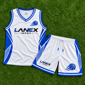 Ensemble d'uniformes de basketball personnalisés professionnels, maillot et short d'équipe, vêtements de sport de basketball légers et respirants, logo et nom personnalisés - Product Image 6