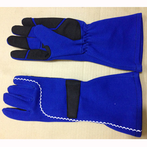 Aultra One Enterprises Full Finger Racing Gloves Polyester Cotton Non Slip Lightweight Waterproof <b>Hook</b> Loop Winter Outdoor - Product Image 3