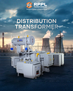หม้อแปลงไฟฟ้าแบบจุ่มน้ำมัน RPPl 250 KVA รุ่นหม้อแปลงไฟฟ้าสำหรับจำหน่ายไฟฟ้า แรงดันไฟฟ้าขาเข้า 22kV แรงดันไฟฟ้าขาออก 433V สามเฟส - Product Image 1