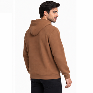 <b>Mens</b> Embroidered Waffle Knit Hoodie Pullover Casual <b>Thermal</b> Long Sleeve Sports Streetwear Winter Pocket Hooded Sweatshirt Custom - Product Image 6