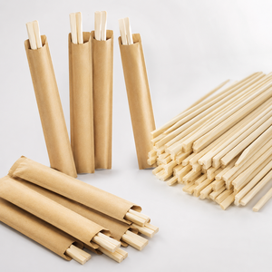 Palillos Desechables de Bambú Natural, Ecológicos, Envueltos Individualmente, Superficie Lisa, Empaque Personalizado para Fiestas - Product Image 4