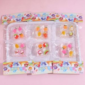 Jouet populaire en TPR transparent en forme de fruit, cube de glace à pincer, pour plaisirs de farces, décompression, jouet à presser, Mochi sensoriel, outil anti-stress - Product Image 6