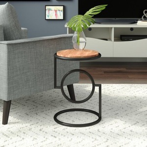Tables basses modernes imbriquées, tables d'appoint minimalistes en métal, tables compactes pour salon, meubles fabriqués dans l'Uttar Pradesh - Product Image 5