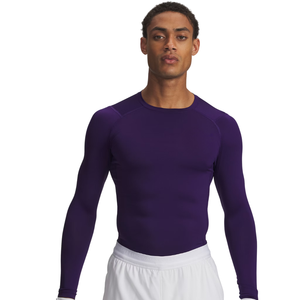 เสื้อคอมเพรสชั่นแขนยาวผู้ชาย Lean Motion คอกลม แห้งเร็ว ผลิตจากโพลีเอสเตอร์ ทรงรัดรูป สำหรับออกกำลังกาย ผลิตตามแบบ OEM จากโรงงาน - Product Image 2