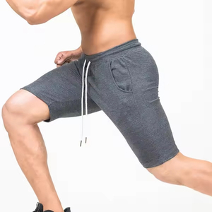 Shorts deportivos de felpa francesa de marca privada, personalizables en color, diseño nuevo y sostenible, en venta. - Product Image 2