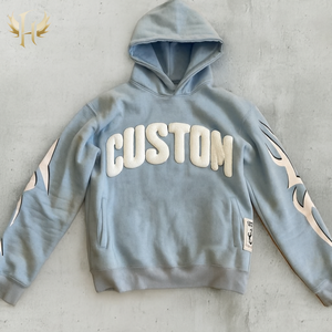Sudadera con capucha de otoño bordada de moda 2026, chaqueta polar oversize con bolsillo canguro, venta al por mayor personalizada, ropa urbana OEM/ODM 100% - Product Image 2