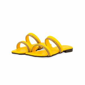 Filles Jaune Sports Formels pour Pantoufles KD5541 - Product Image 3