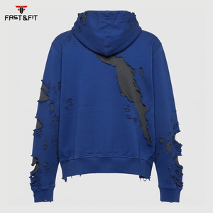 เสื้อฮู้ดดี้ผู้ชายสุดฮิต ขายส่ง คุณภาพสูง ลายปักแบบซับลิเมชั่น ดีไซน์เท่ห์ ผ้าฝ้าย 100% สไตล์ดิสเทรส สำหรับฤดูหนาว - Product Image 6