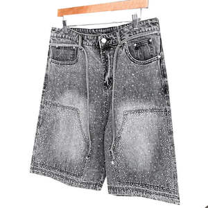Shorts de Mezclilla para Hombre, Listos para Enviar, MOQ Bajo, Venta al Por Mayor, Shorts de Jean Casuales de Verano, Envío Rápido - Product Image 4