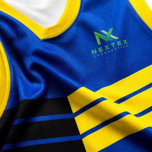 Conjunto de Uniforme de Baloncesto Sublimado Personalizado para Hombre, Camiseta de Malla y Pantalones Cortos, Ropa Deportiva de Equipo, Equipo para Juegos, Venta OEM con Bolsillos Laterales - Product Image 5