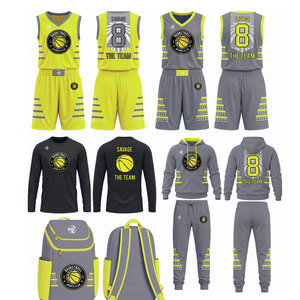 Conjunto de Uniforme Deportivo Personalizado para Equipos, Jersey con Tela Transpirable y Cómoda, Pantalones Cortos a Juego, Kit de Baloncesto - Product Image 3