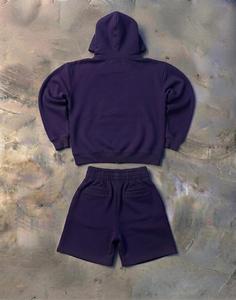 Conjunto de Sudadera con Capucha y Pantalones Blancos para Hombre Valuable Souls, Cierre de Cremallera, Estilo Casual Holgado, Ropa de Otoño, Sudadera de Felpa Francesa de Algodón - Product Image 4