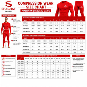 Custom <b>Men</b>’s Red Compression Shirt & <b>Pants</b> Set | Long Sleeve Athletic <b>Base</b> <b>Layer</b> | Gym Fitness Running Training Sportswear - Product Image 6