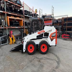 Mini-chargeuse compacte Bobcat S510 d'occasion 4x4 pour travaux de construction avec moteur, pompe et vérin hydraulique – Vente en gros - Product Image 6