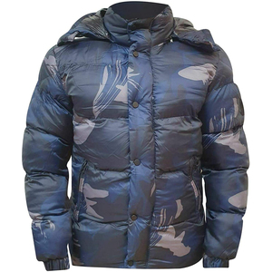 Chaqueta Acolchada Ligera y Cortavientos para Hombre, Estilo Moderno, Cuello Alto, Logotipo Frontal Personalizado, Tela de Lona, Nueva Colección de Invierno - Product Image 5