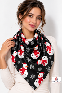 Custom Printed Polyester Sarong Christmas 2026 Beach Wrap Women Resort Poolside Travel Wear Lightweight Quick Dry OEM ODM - Product Image 2