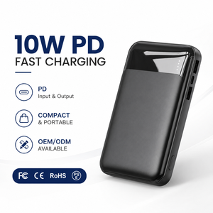 Nouvelle <span class=keywords><strong>batterie</strong></span> <span class=keywords><strong>externe</strong></span> pour téléphone 5000 mAh, chargeur portable, powerbank 5000 mAh, chargeur de téléphone, logo personnalisé, vente en gros, usine, mini - Product Image 1