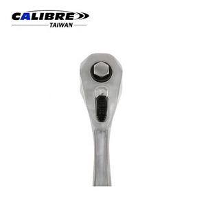 ด้ามขันแบบไม่หมุนได้ TAIWAN CALIBRE Industrial DIY ขนาด 3/8 นิ้ว 60 ฟัน พร้อมด้ามจับสีน้ำเงิน CRV แบบ OEM - Product Image 4