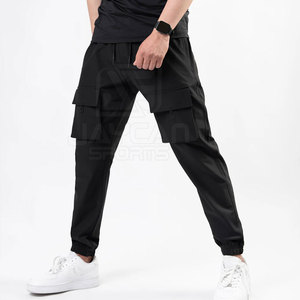 Pantalon de survêtement décontracté pour homme, tissu doux et confortable, cordon de serrage réglable, coupe ajustée, idéal pour un look moderne au quotidien. - Product Image 3