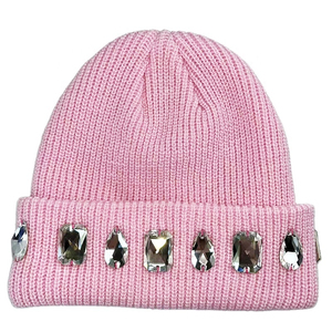 Gorro Unisex Personalizado con Logotipo Impreso, Diseño a Cuadros, Bordado 3D, Acogedor, Grueso, con Cristales de Imitación Brillantes, Suave, Transpirable e Impermeable - Product Image 5