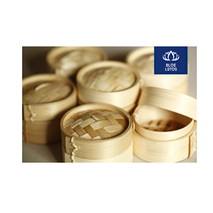 Cuisinière vapeur en bambou écologique et sûr, ustensile de cuisine en bois pur, idéal pour la cuisson vapeur des légumes et des fruits de mer, vente en gros - Product Image 1