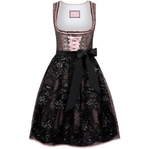 Elegant Black Lace Midi <b>Dress</b> With Ribbon Belt A-Line Sleeveless Party <b>Dress</b> - Product Image 2