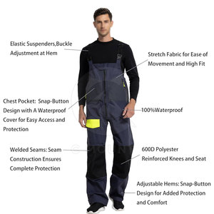 Trajes de Navegación Impermeables, Resistentes al Viento y Transpirables para Navegación, Pesca, Náutica y Actividades Marítimas al Aire Libre - Product Image 4