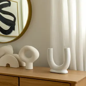 Elegante Florero de Hierro con Diseño Costero Navideño, Ecológico, Hecho a Mano, Centro de Mesa de Lujo, Decoración para el Hogar - Product Image 3