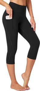 Leggings capri taille haute pour femmes, directement de l'usine |   Fournisseur de pantalons de yoga athlétiques sur mesure avec étiquette privée - Product Image 2